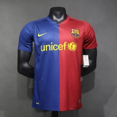 Barcelona Retro Jersey Home Soccer Shirt 2008-09