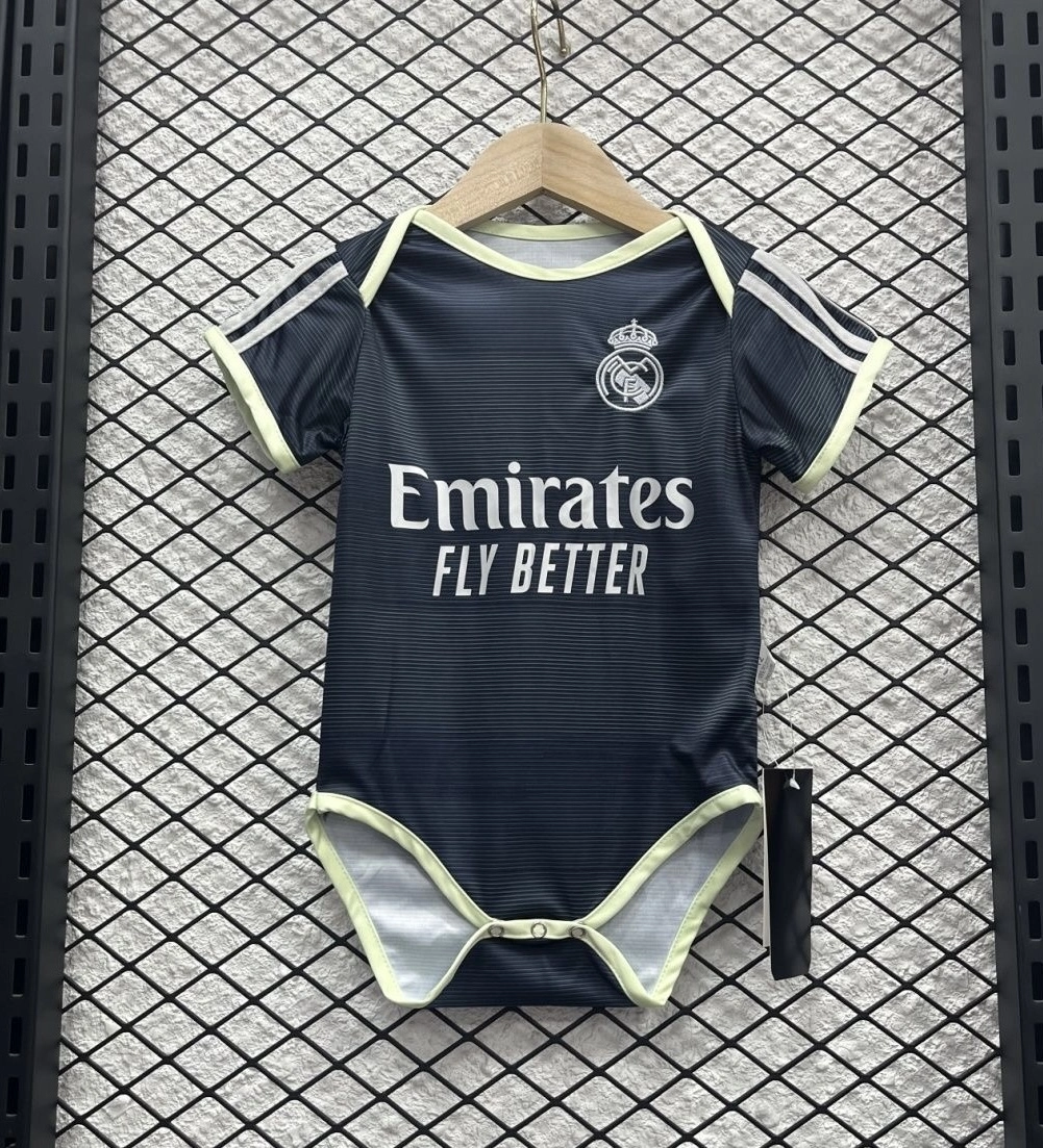 Real Madrid Soccer Jersey Away Baby Uniform 2025/26