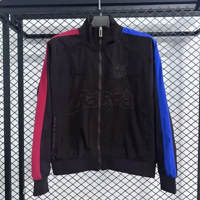 Barcelona Windbreaker Jacket Black 2025/26