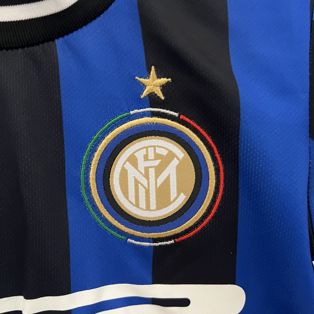 Inter Milan Jersey Custom Kids Kit Jerseys+Shorts 2009/10 - Image 4