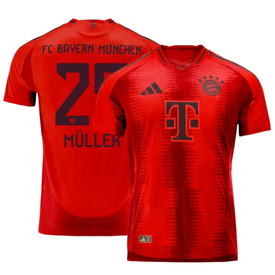 MÜLLER #25 Bayern Munich Home Jersey Player Version 2024/25