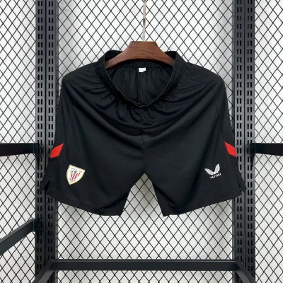 Athletic Club de Bilbao Soccer Jersey Home Custom Shorts 2025/26