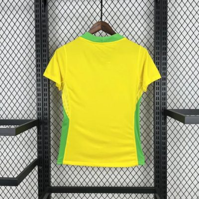 Alternative view of Brazil Soccer Jersey Home Women's Custom Shirt 2025