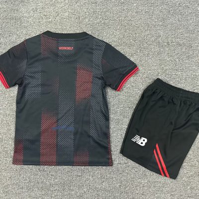 Alternative view of Bayer 04 Leverkusen Soccer Jersey Home Kids Kit Jersey+Shorts 2025/26