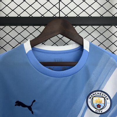 Alternative view of Manchester City Home Football Jersey Shirt 2025/26