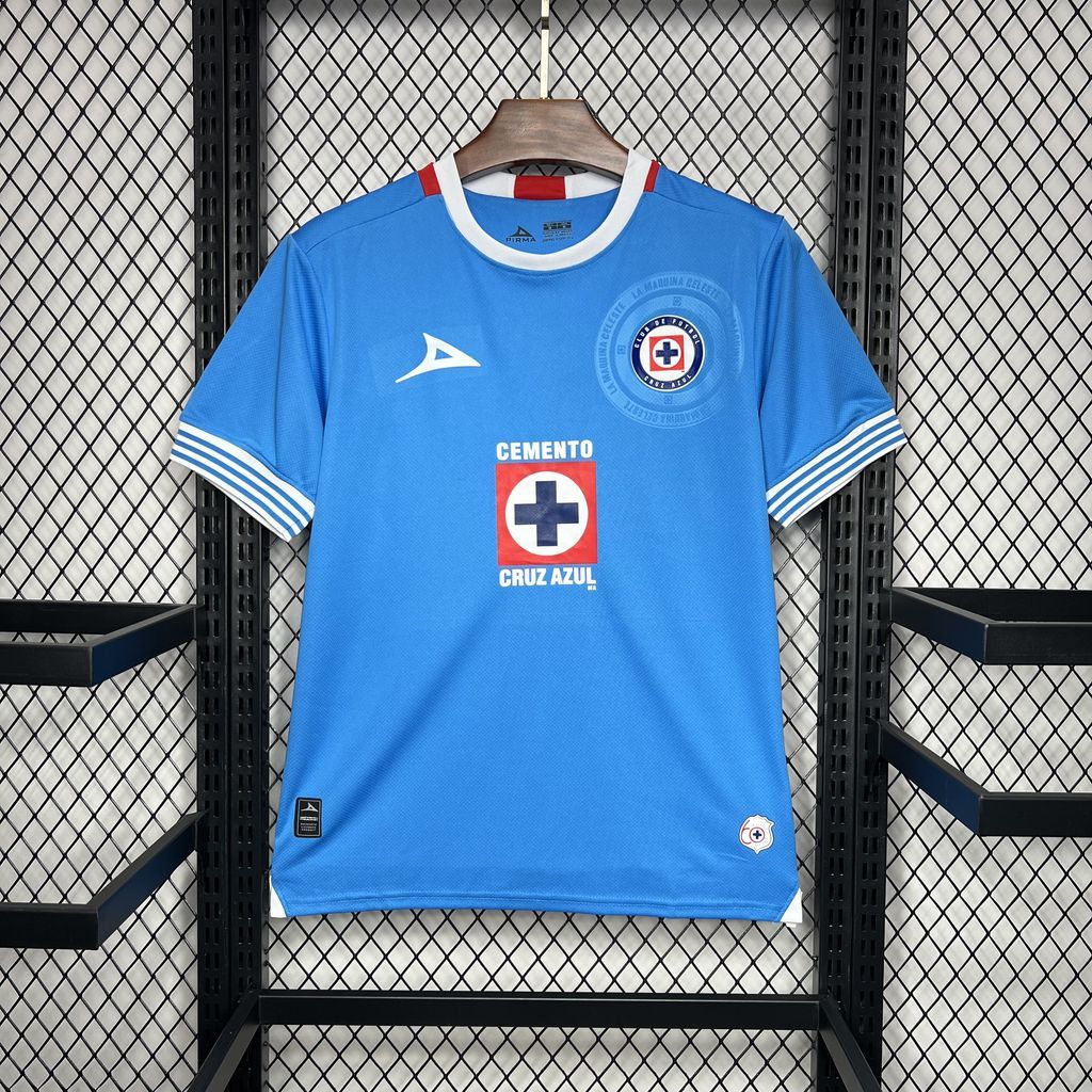 Cruz Azul Soccer Jersey Home Custom Shirt 2024/25