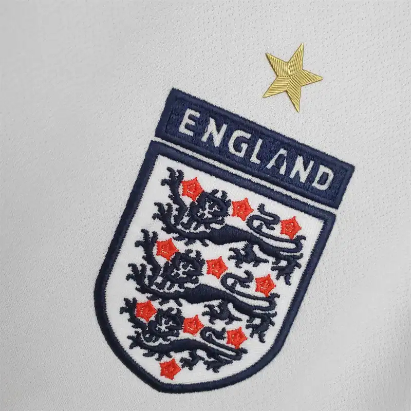 England Retro Soccer Jersey Home Custom Shirt World Cup 2006 - Image 4