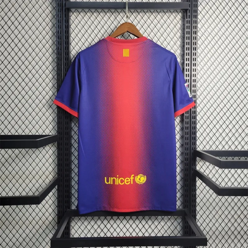 Barcelona Retro Jersey Home Soccer Shirt 2012-13 - Image 2