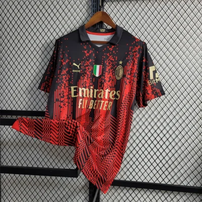 Alternative view of AC Milan Retro Soccer Jersey Fourth Away Custom Shirt 2022/23