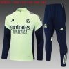 Kids Real Madrid Training Kit (Sweatshirt+Pants) Light Green 2025/26
