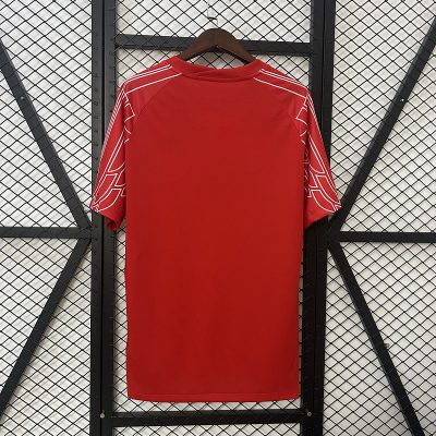 Alternative view of PSG Soccer Jersey Red Custom Shirt 2025/26