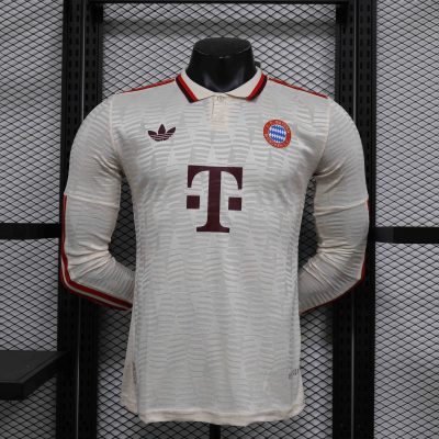 Bayern Munich Third Away Jersey Long Sleeve Player Version 2024/25