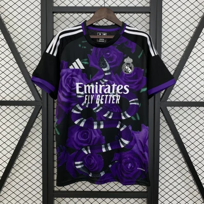 Real Madrid Soccer Jersey Rose & Snake Special Edition Custom Shirt 2025/26