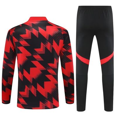 Alternative view of Manchester United Pre-Match Training Kit (Sweatshirt+Pants) Red 2025/26