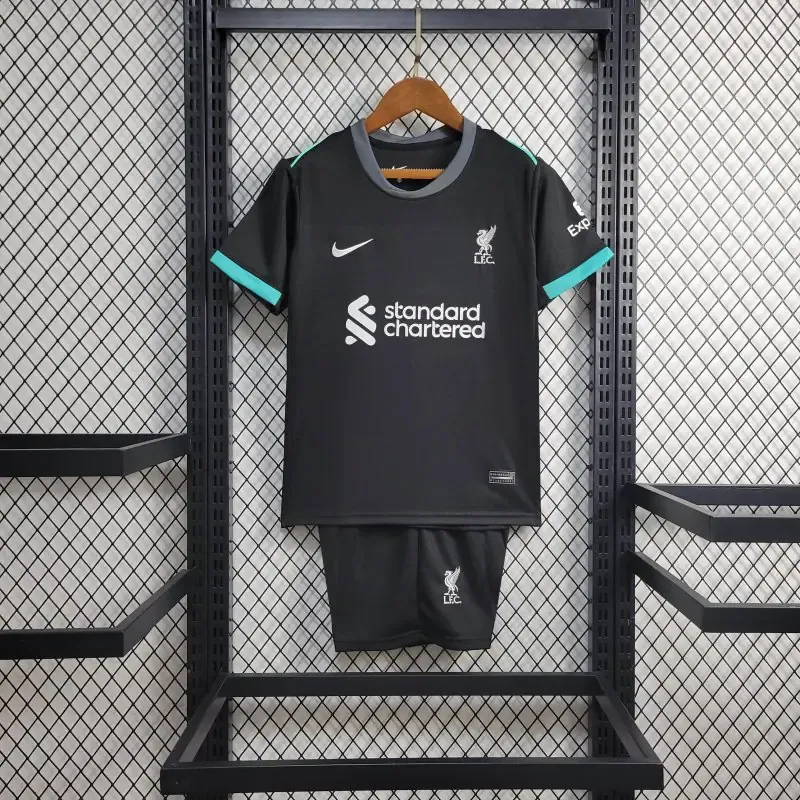 Liverpool Football Jersey Away Kids Kit Jersey+Shorts 2024/25