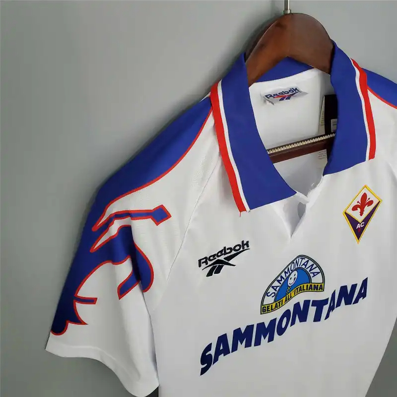 Fiorentina Retro Soccer Jersey Away Custom Shirt 1995/97 - Image 5