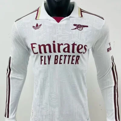 Arsenal  Soccer Jersey Third Away Long Sleeve Shirt 2025/26