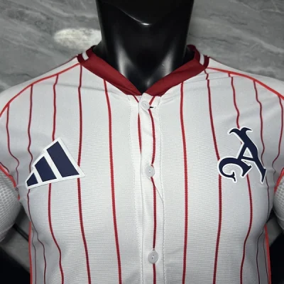 Alternative view of Arsenal x US Pack Baseball Shirt 2025/26