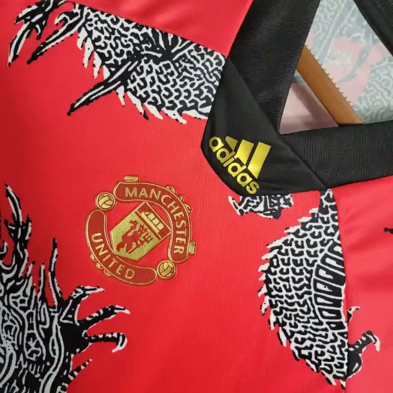Manchester United Retro Spring Festival China Dragon Special Edition Football Jersey Shirt 2019/20 - Image 3