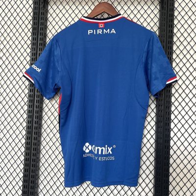 Alternative view of Cruz Azul Soccer Jersey Home Custom Shirt 2025-26