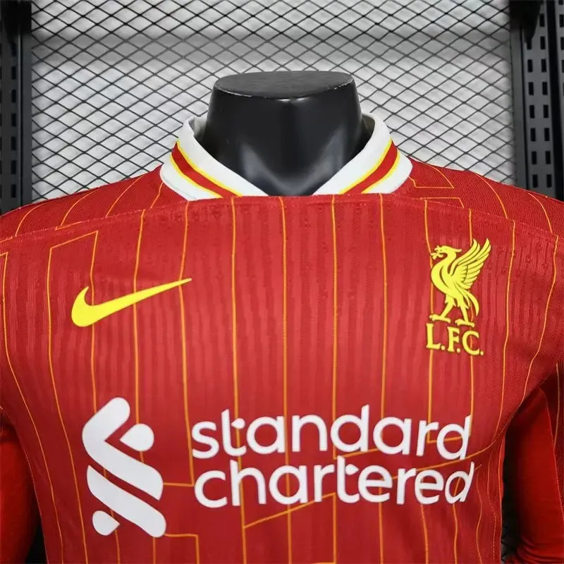 Liverpool Football Jersey Home Long Sleeve Shirt 2024/25 - Image 6