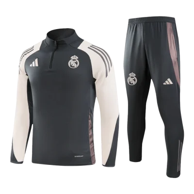 Real Madrid Zipper Sweat Kit (Top+Pants) 2024/25