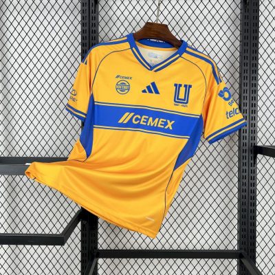 Tigres UANL Soccer Jersey Home Custom Shirt 2025/26