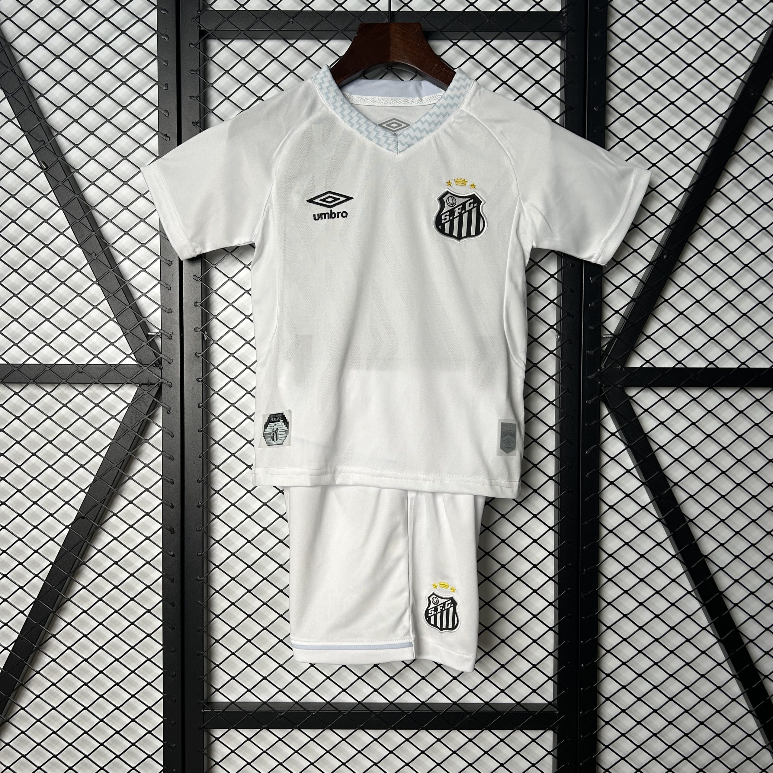 Santos FC Soccer Jersey Home Kids Kit Jersey+Shorts 2025