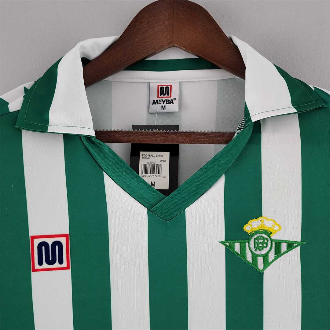 Real Betis Retro Jersey Home Soccer Shirt 1982/85 - Image 2