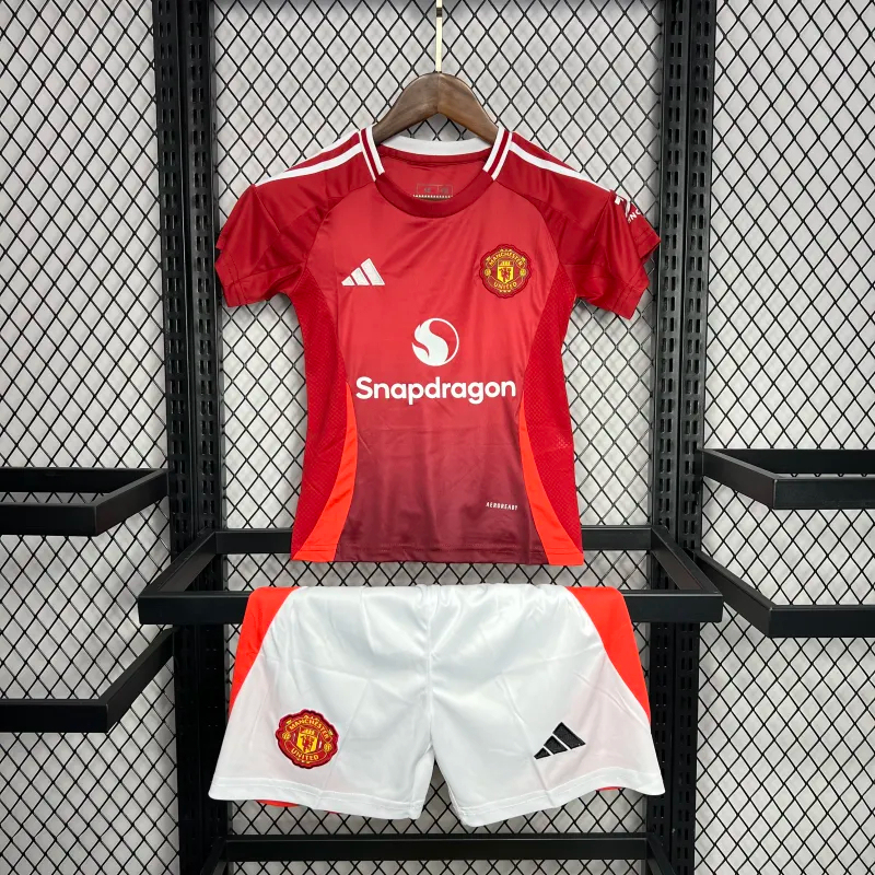 Manchester United Home Kids Kit Jersey+Shorts 2024/25