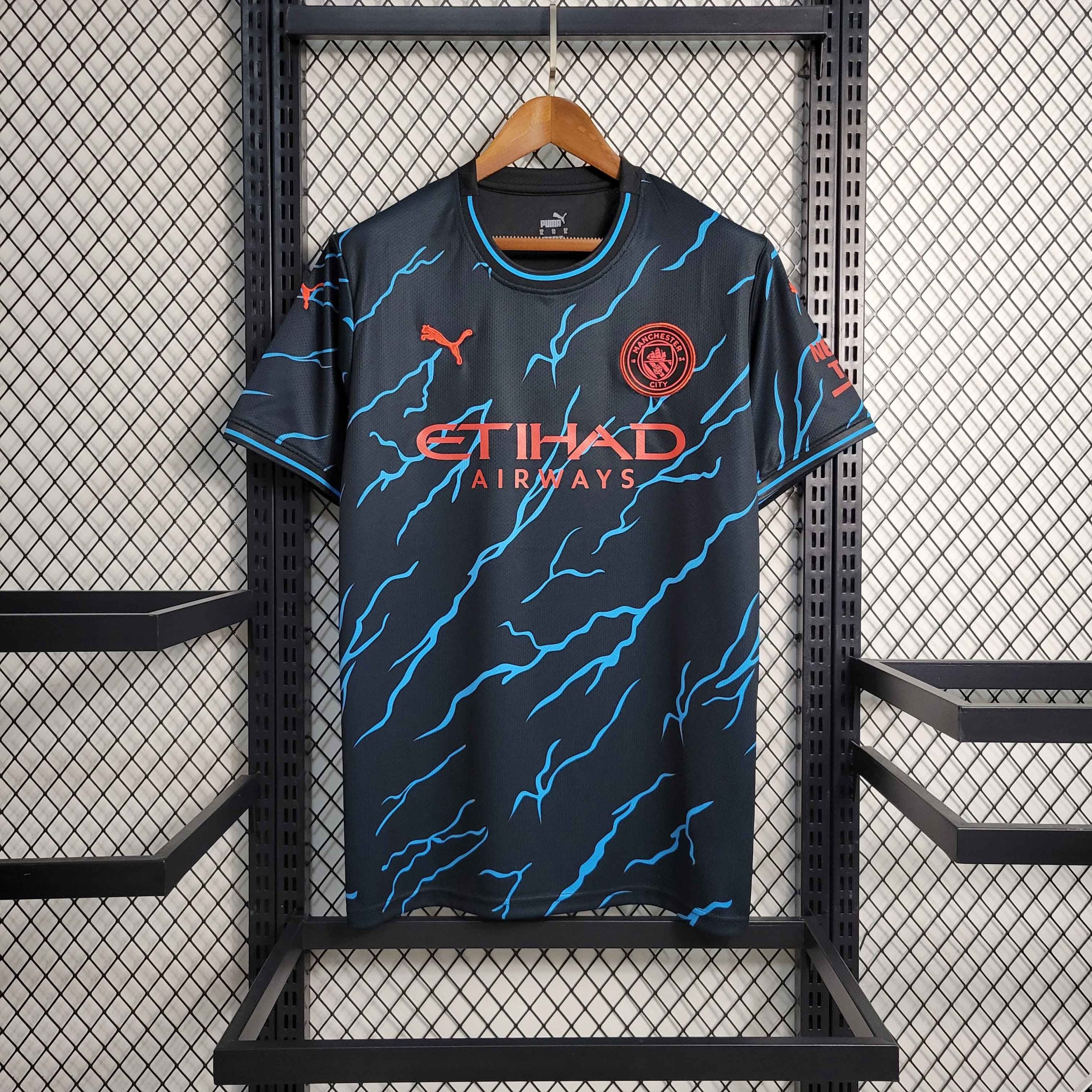 Manchester City Football Jersey Third Away Shirt 2023/24