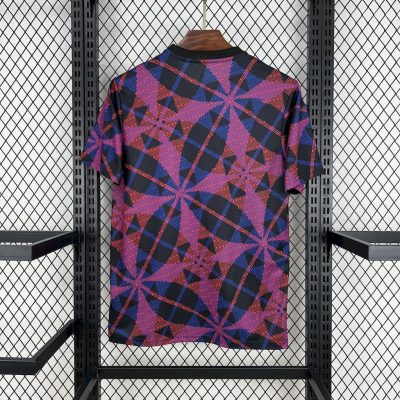 Alternative view of Olympique Lyonnais Football Jersey Pre-Match Training Custom Shirt 2025-26