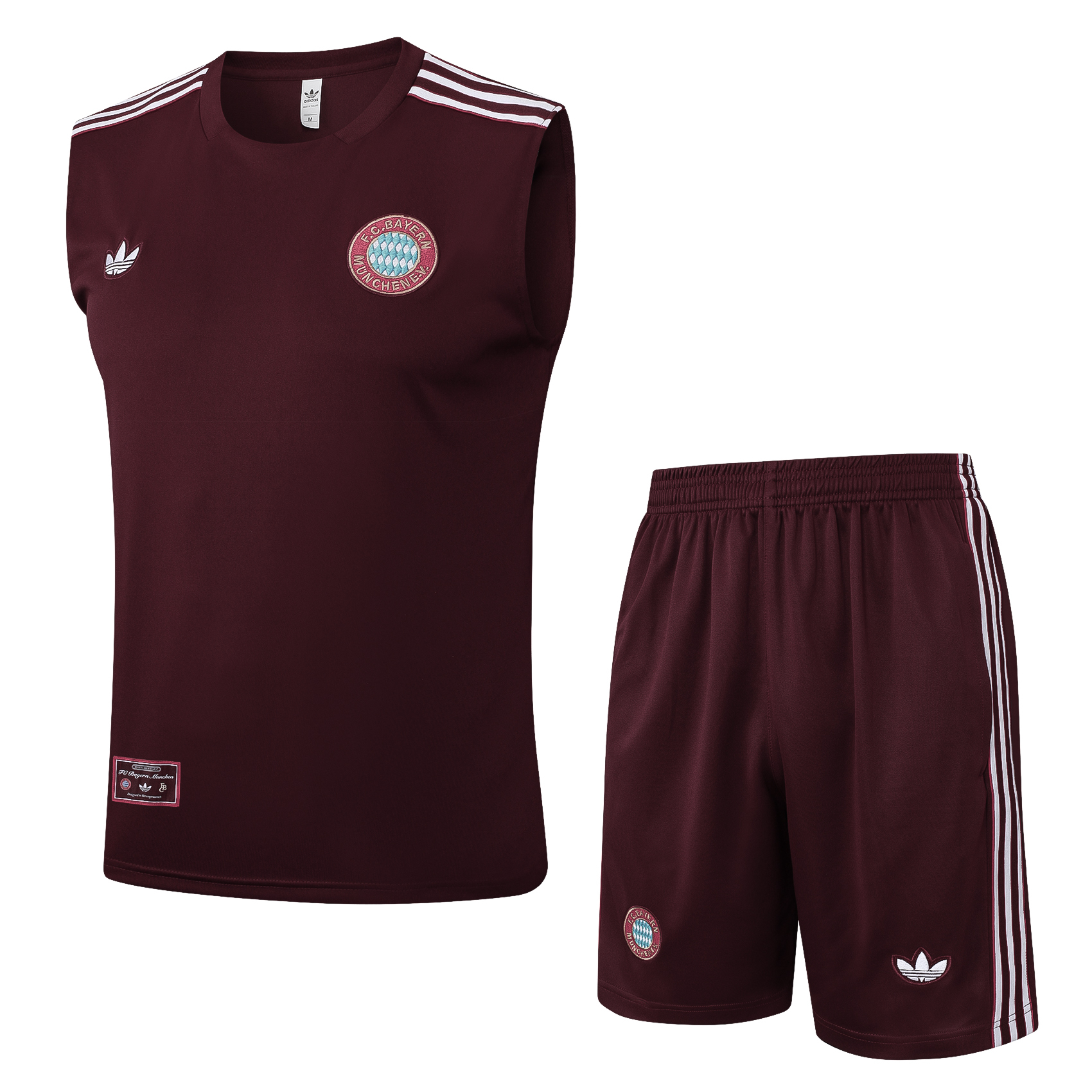 Bayern Munich Sleeveless Training Kit Red 2025/26