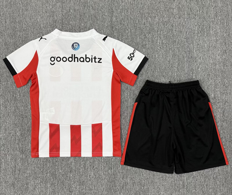 PSV Eindhoven Football Jersey Home Kids Kit Jersey+Shorts 2025/26 - Image 2