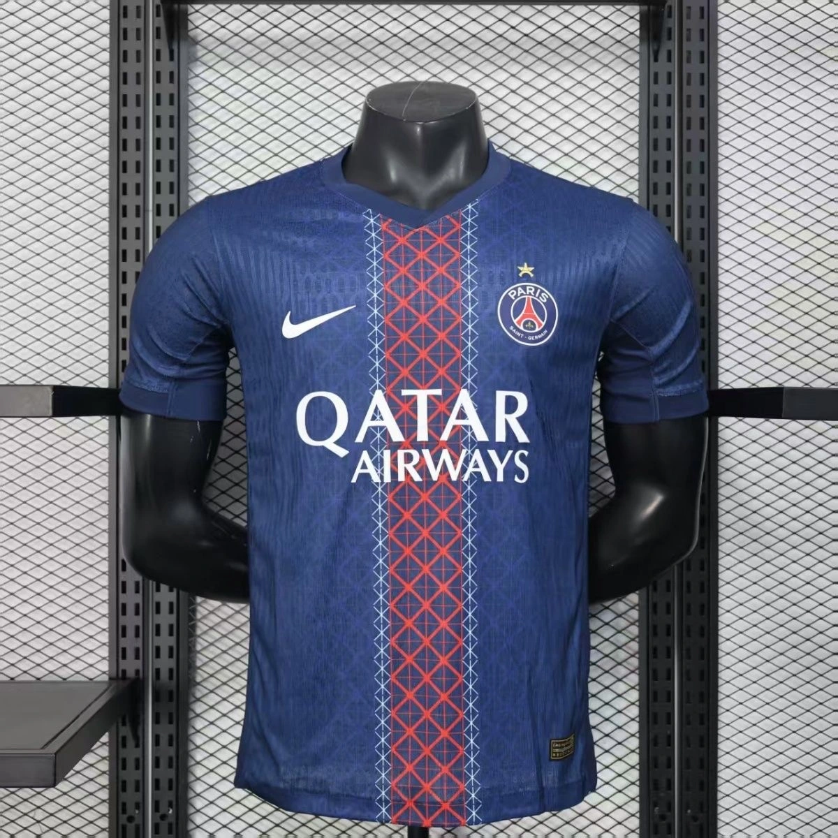 Soccer Jersey PSG Home x Champions of Europe Shirt 2025/26 - With Star