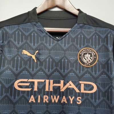 Alternative view of Manchester City Retro Football Jersey Third Away Shirt 2020/21