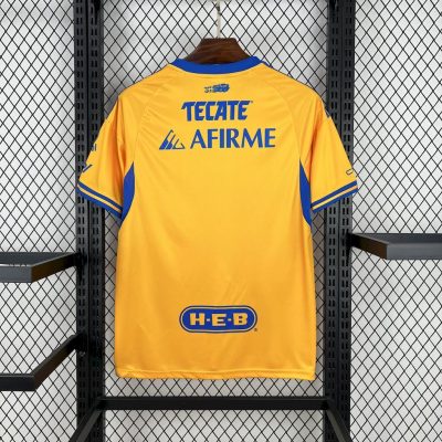 Alternative view of Tigres UANL Soccer Jersey Home Custom Shirt 2025/26