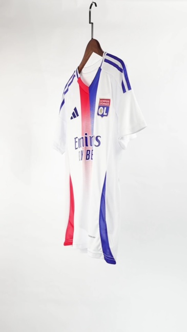 Olympique Lyonnais Football Jersey Home Custom Shirt 2024/25 - Image 3