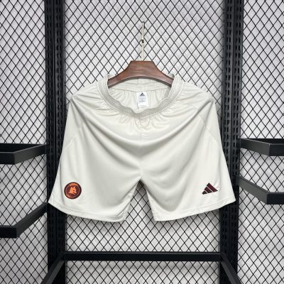 Roma Soccer Jersey Away Custom Shorts 2024/25