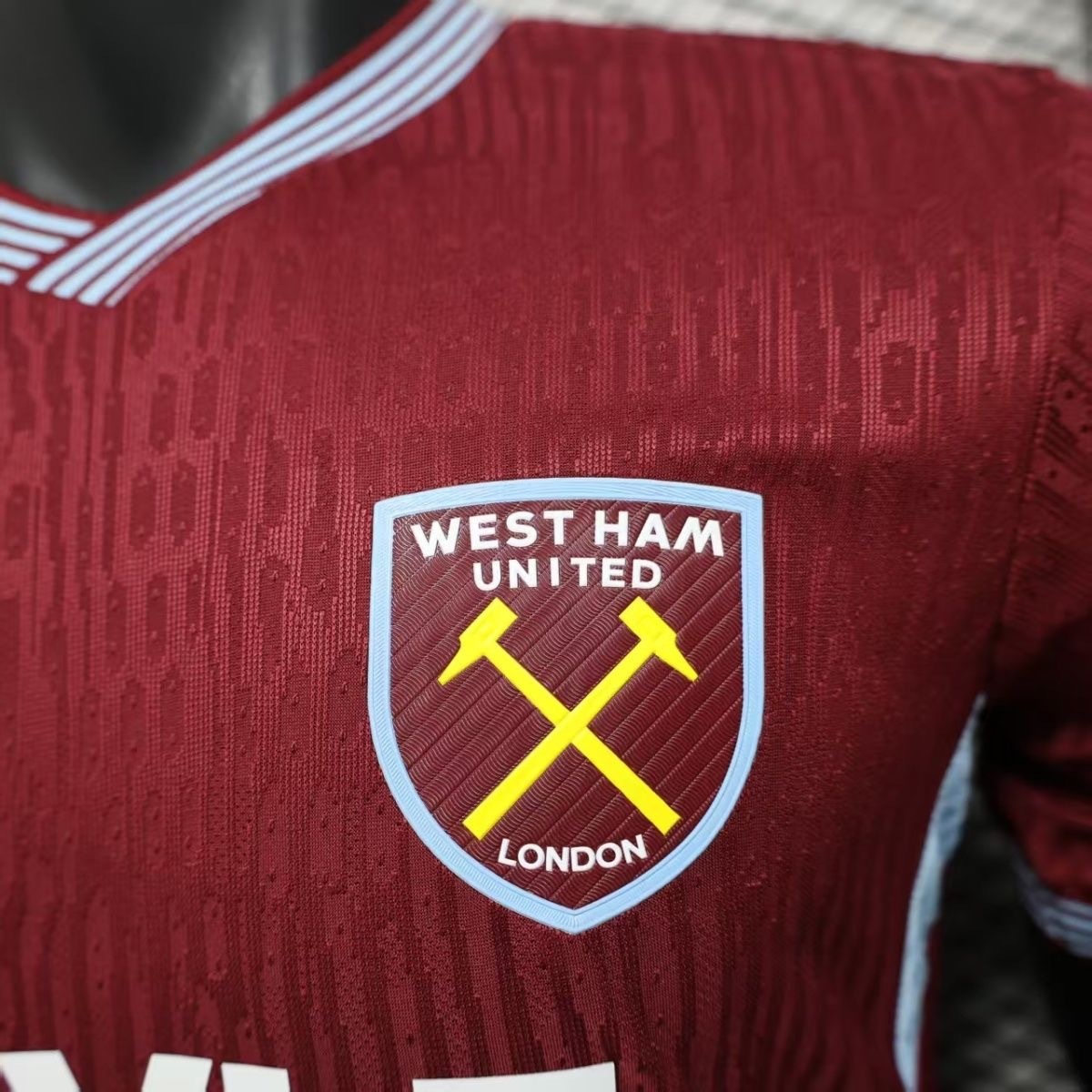 West Ham United Football Jersey Home Shirt 2025/26 - Image 3