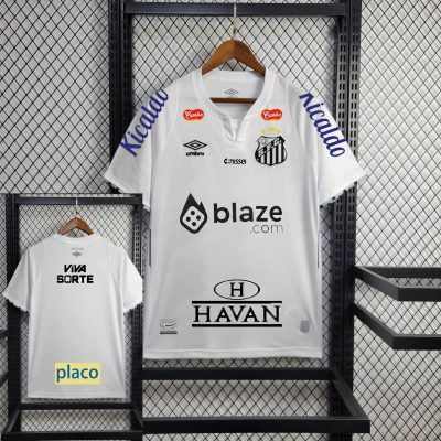 Santos FC Soccer Jersey Home Custom Shirt All Sponsor 2024