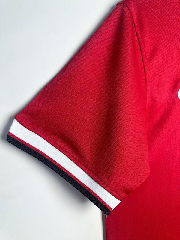 Manchester United Retro Home Football Jersey Shirt 2014/15 - Image 4