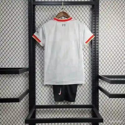 Alternative view of Liverpool Football Jersey Third Away Kids Kit Jersey+Shorts 2024/25