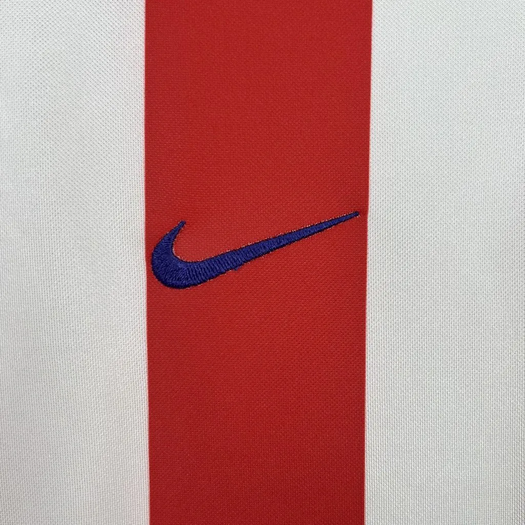 Atletico Madrid Retro Soccer Jersey Home Shirt 2002-03 - Image 5