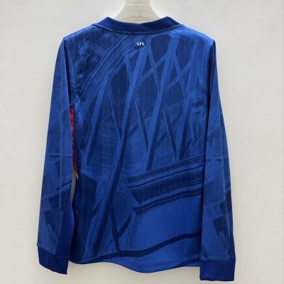 Alternative view of Chelsea Football Jersey Home Long Sleeve Custom Shirt 2025/26