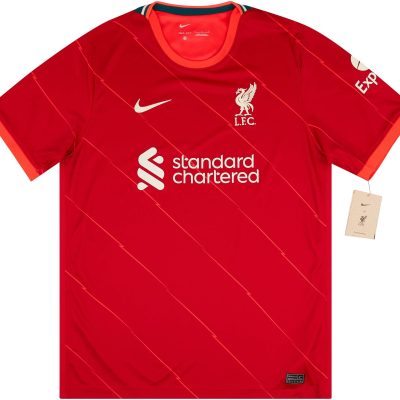 Liverpool Retro Football Jersey Home Custom Shirt 2021/22