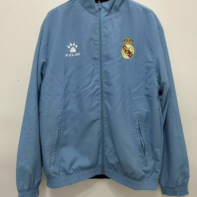 Alternative view of Real Madrid Retro Reversible Double-Sides Windbreaker Jacket White 1997-98