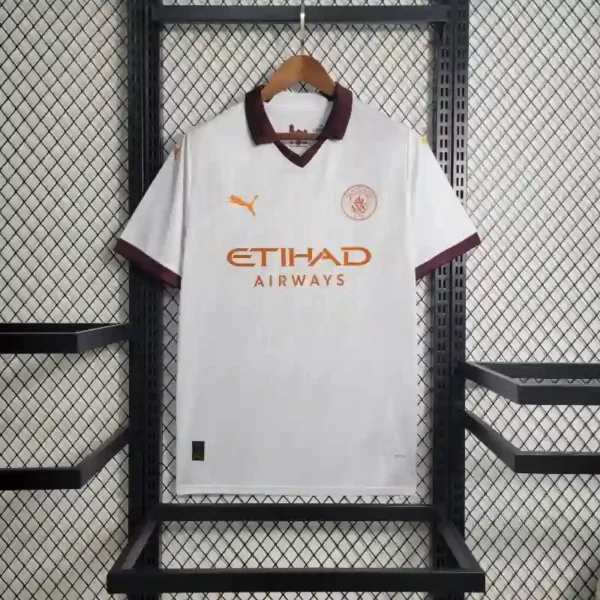 Manchester City Football Jersey Away Shirt 2023/24