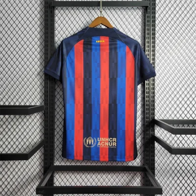 Alternative view of Barcelona Home Soccer Jersey Custom Shirt 2022/23