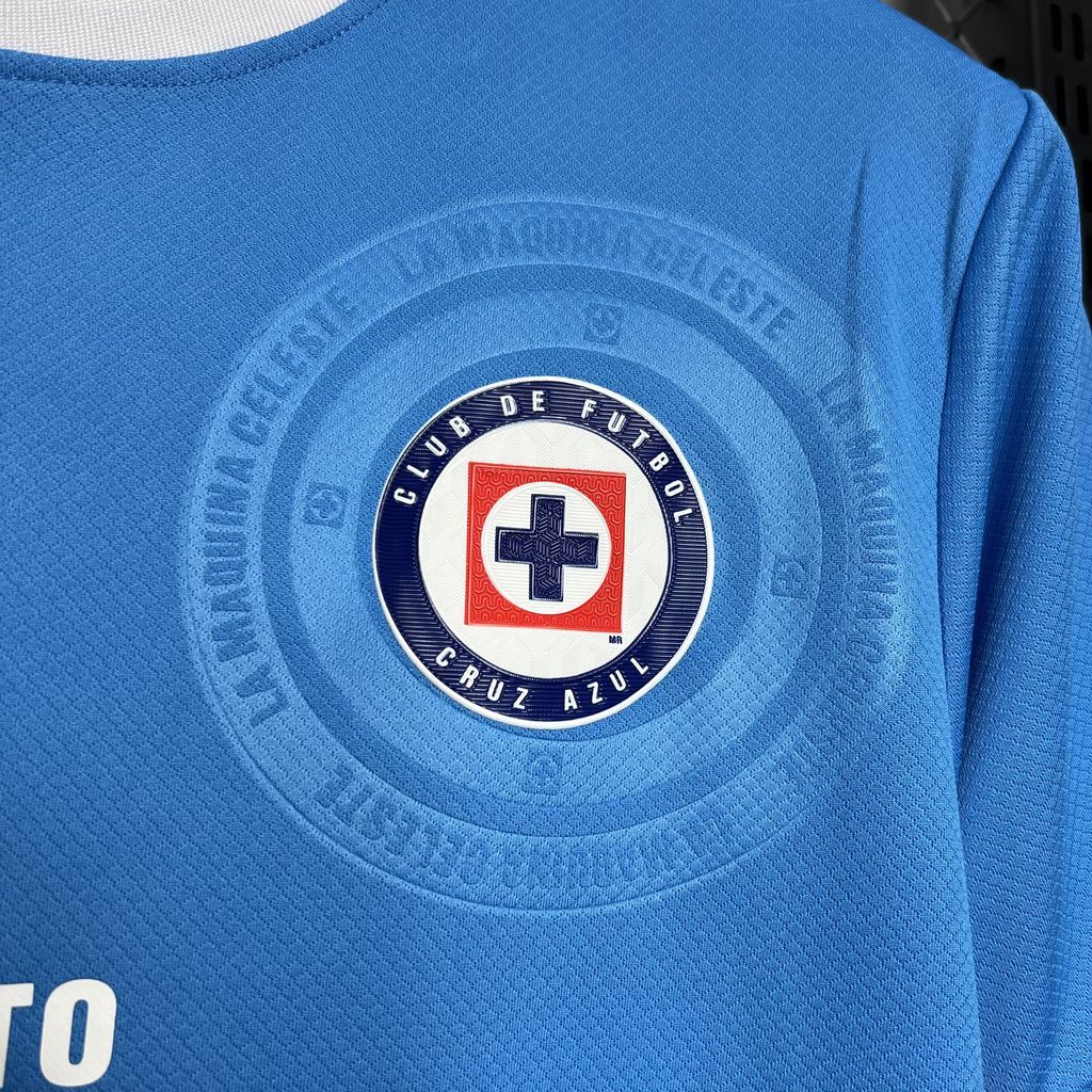 Cruz Azul Soccer Jersey Home Custom Shirt 2024/25 - Image 6
